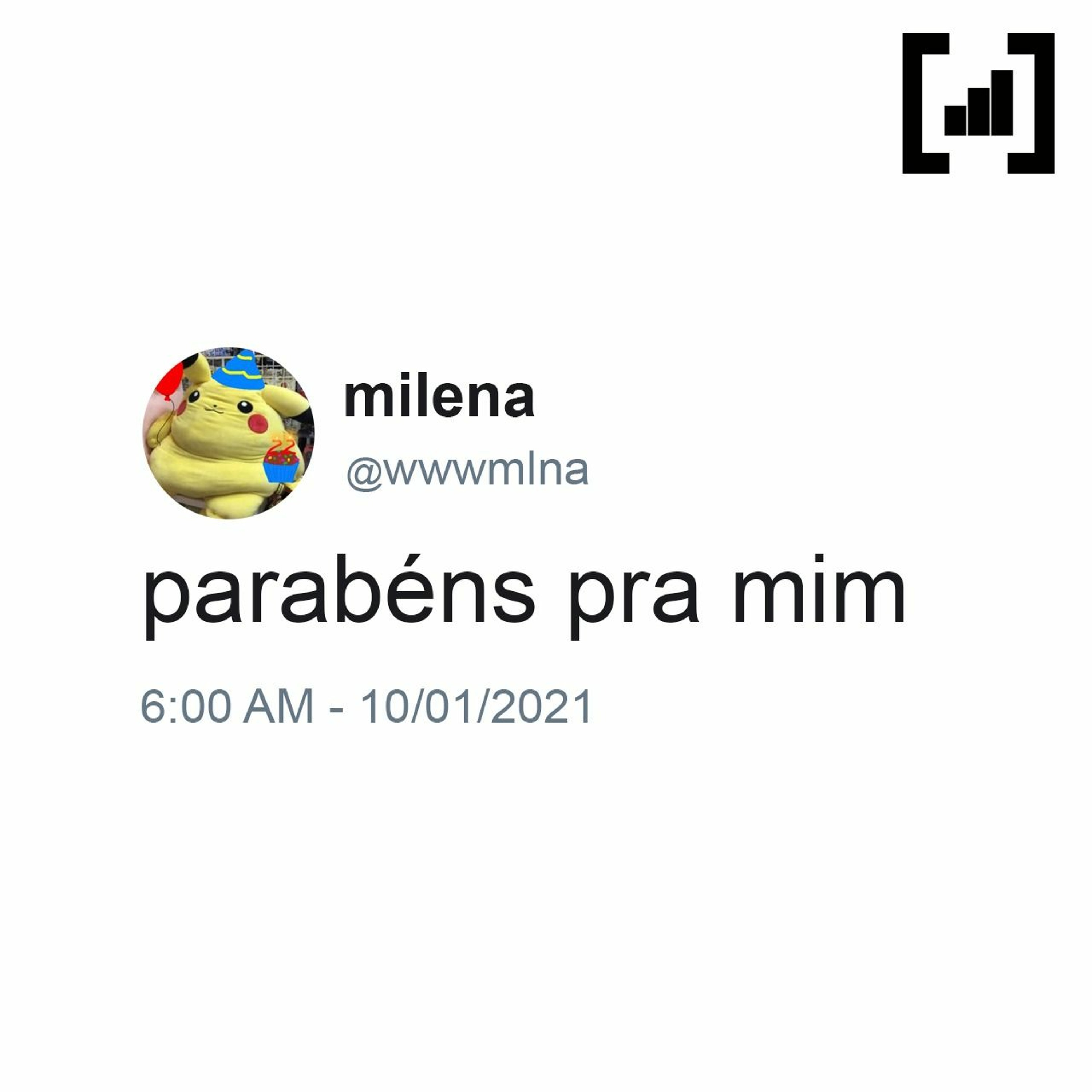 #12 - parabéns pra mim