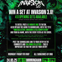 DNB COLLECTIVE: INVASION 3.0 DJ COMPETITION