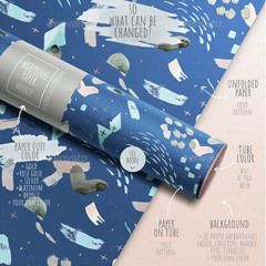 Paper Wrap Mockup Free Kostenlos Downloaden