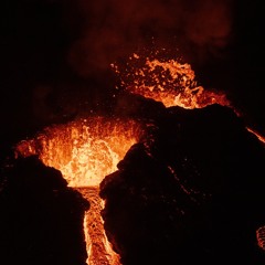 Geldingadalur, Volcano eruption, Reykjanes peninsula, Iceland, March 2021