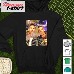 Lionel Messi and Cristiano Ronaldo smokes weed picture meme shirt