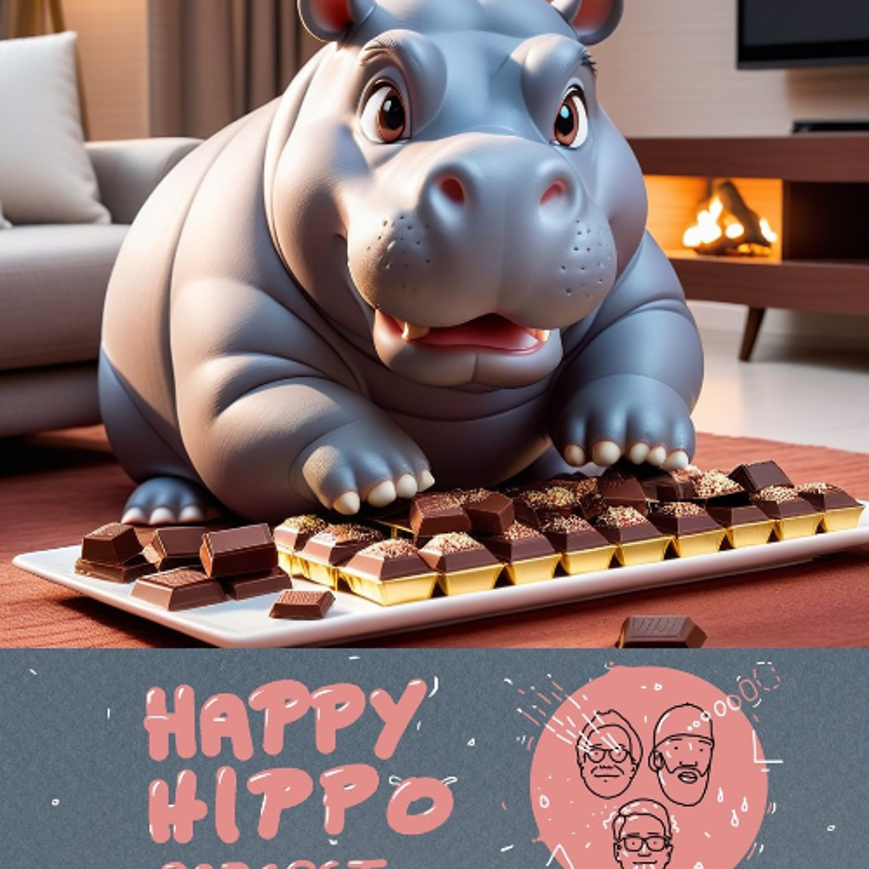 169 Happy Hippo Podcast - Dubai Lies episode artwork