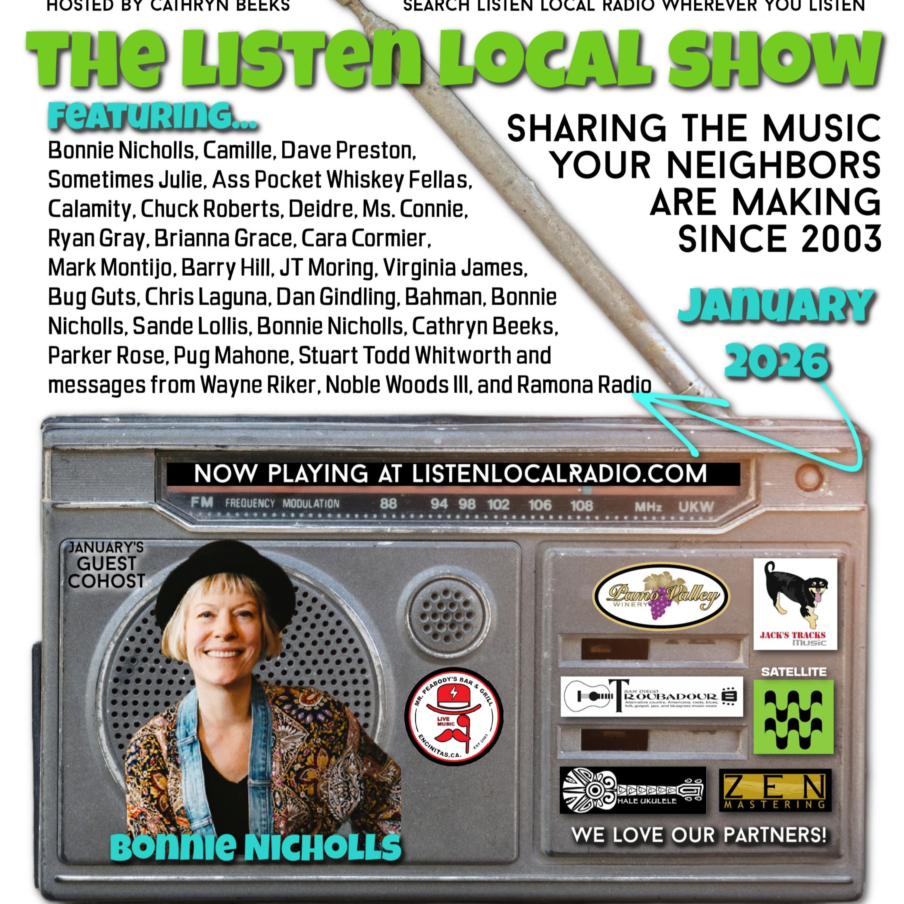 JANUARY 2026 Listen Local Show