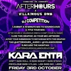 AFTER HOURS X VILLAINOUS DNB COMP - DJ GAIL