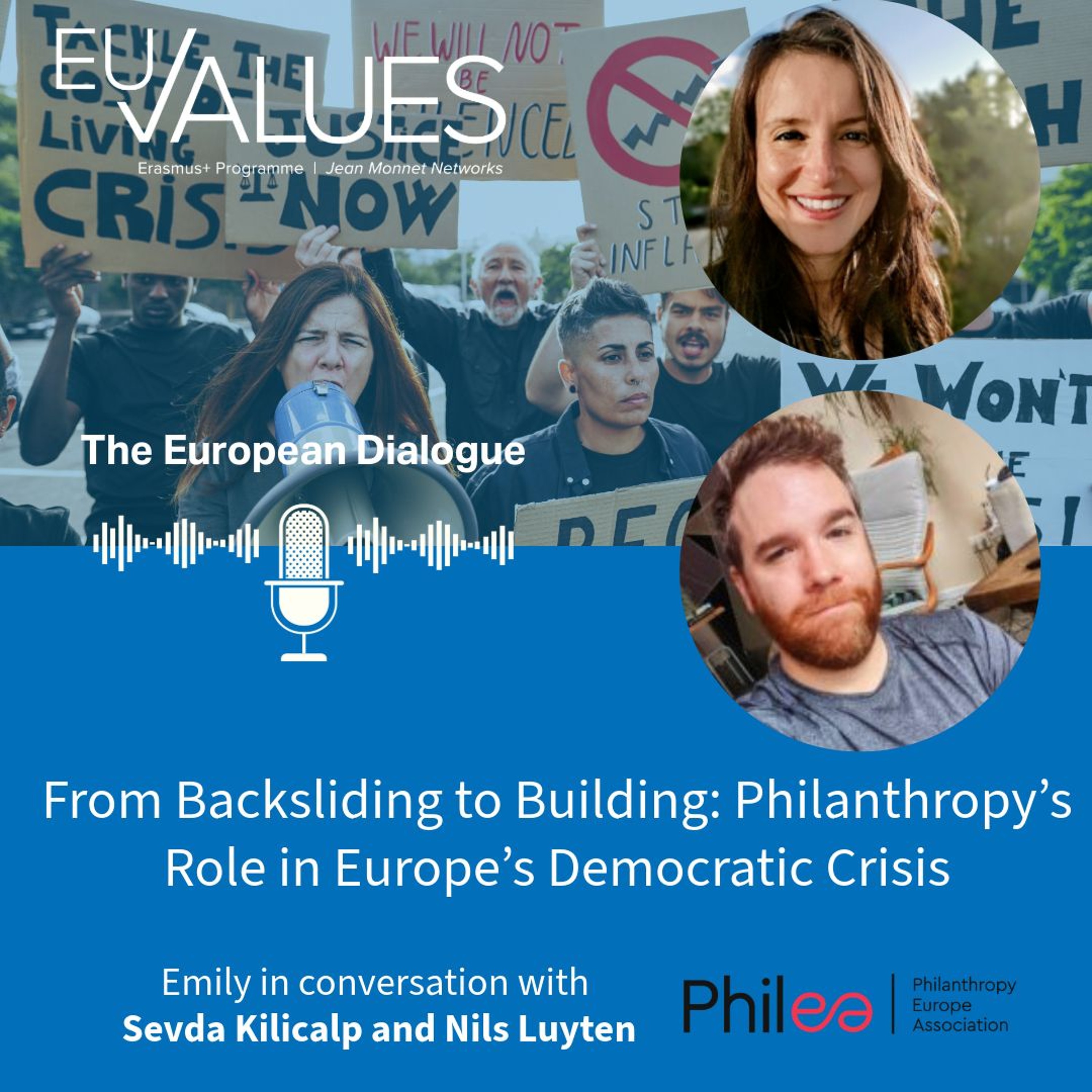 From Backsliding to Building: Philanthropy’s Role in Europe’s Democratic Crisis – with PHILEA episode artwork