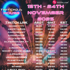 Twitch DJ's House Nation by DJ FrankEC (11-17-25)