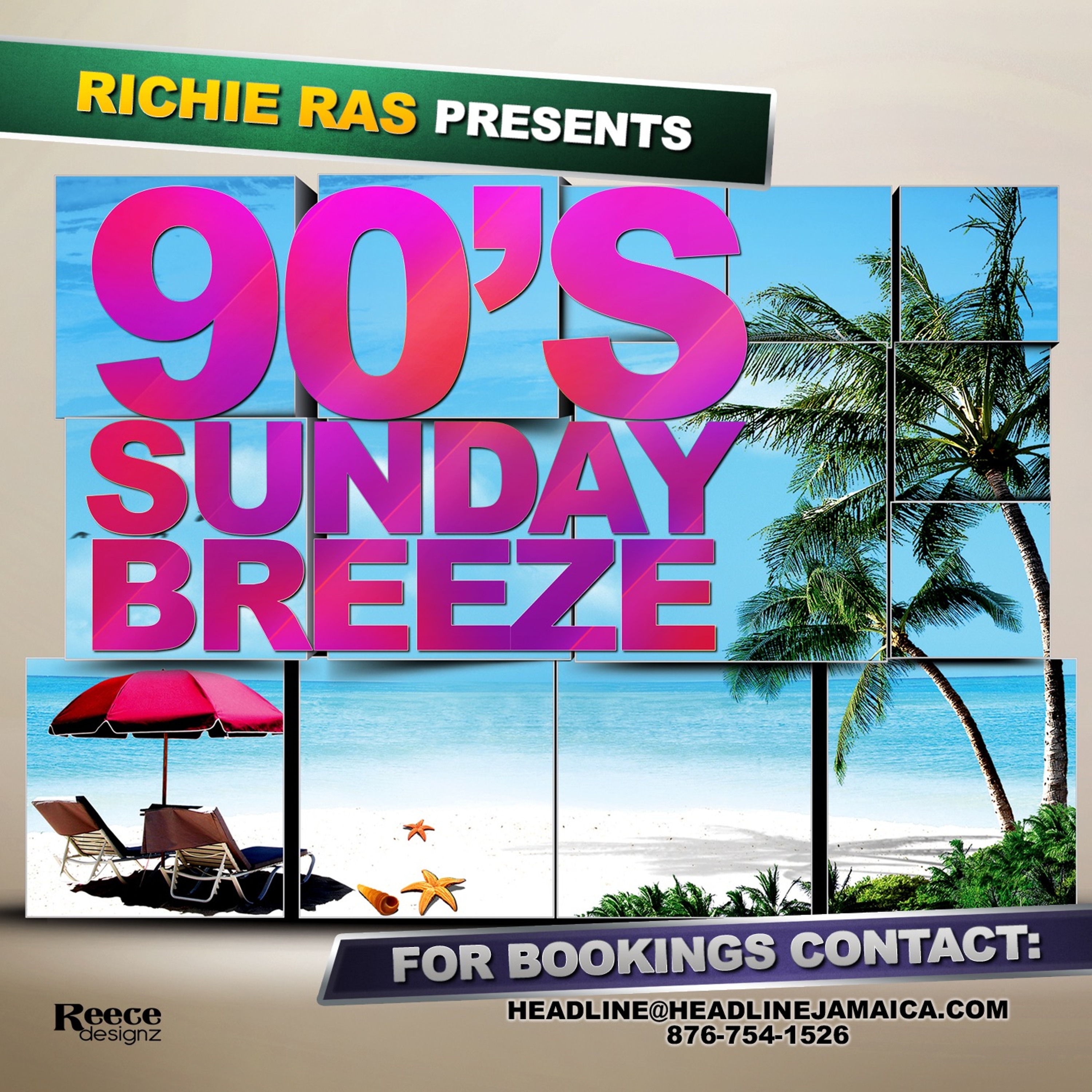 90's SUNDAY BREEZE (REGGAE MUSIC) - RECORDED JUNE 2011