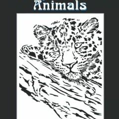 𝔻𝕠𝕨𝕟𝕝𝕠𝕒𝕕 EPUB ✅ SILHOUETTES Animals - One Color Coloring Book: Very Relaxi