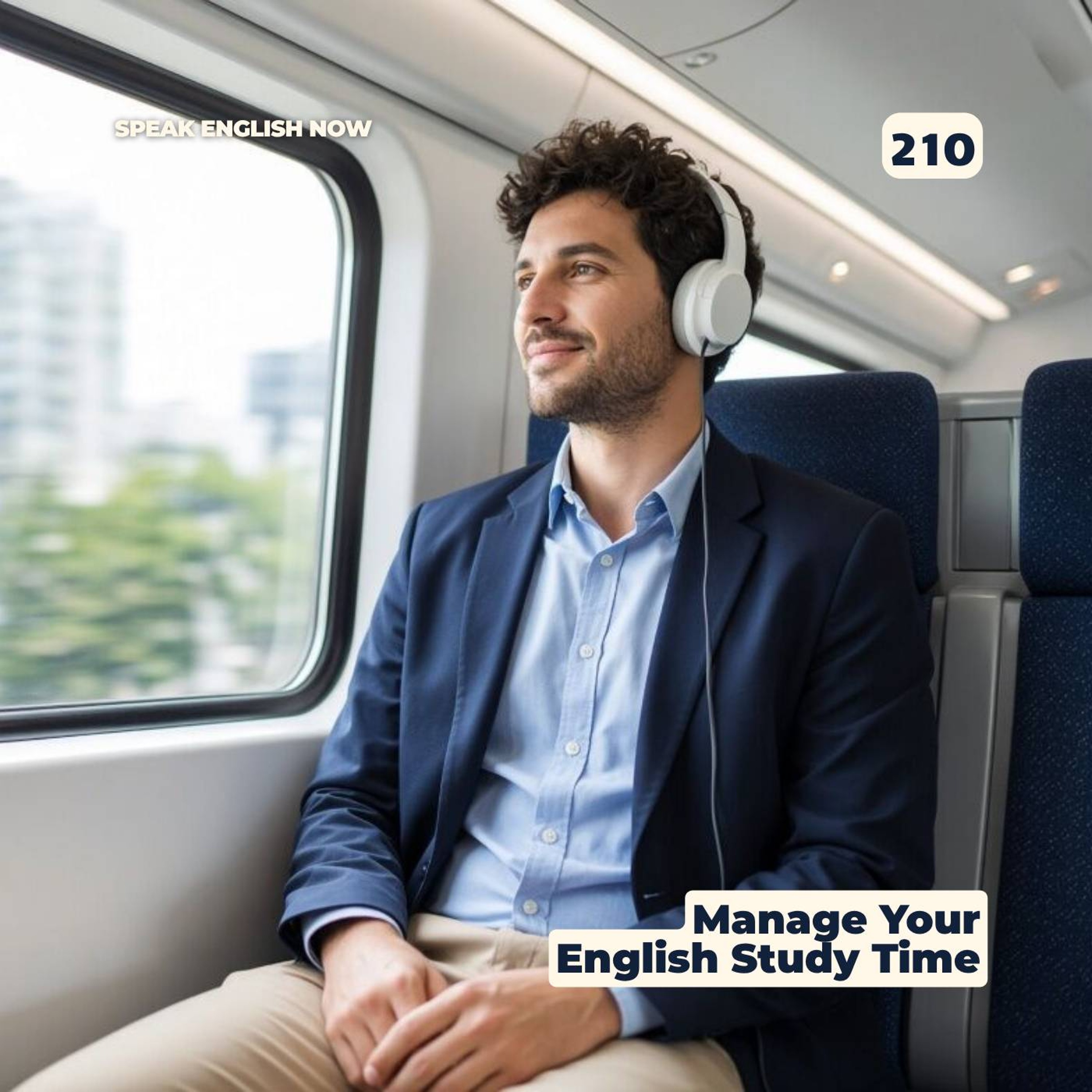 #210 Managing your English learning time episode artwork