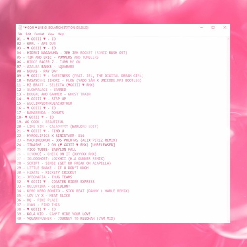 ♥ GOJII ♥ LIVE @ ISOLATION STATION (03.28.20)