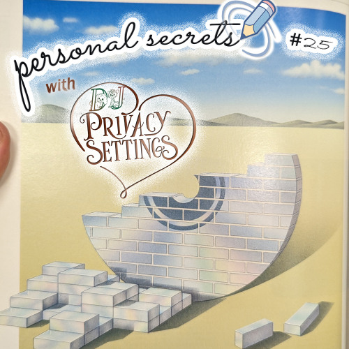Personal Secrets #25 [10/24/2025]