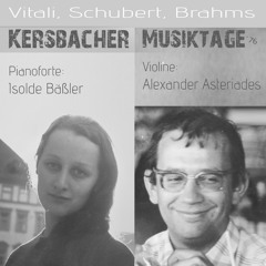 Kersbacher Musiktage 1976_Vitali, Schubert, Brahms_Piano: Isolde Bäßler, Violine: A. Asteriades