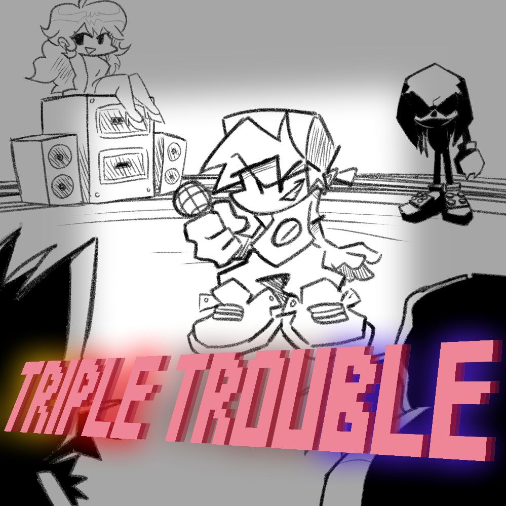 Friday Night Funkin': Vs. Sonic.exe - Triple Trouble (Ft. Punkett, And Uptaunt)