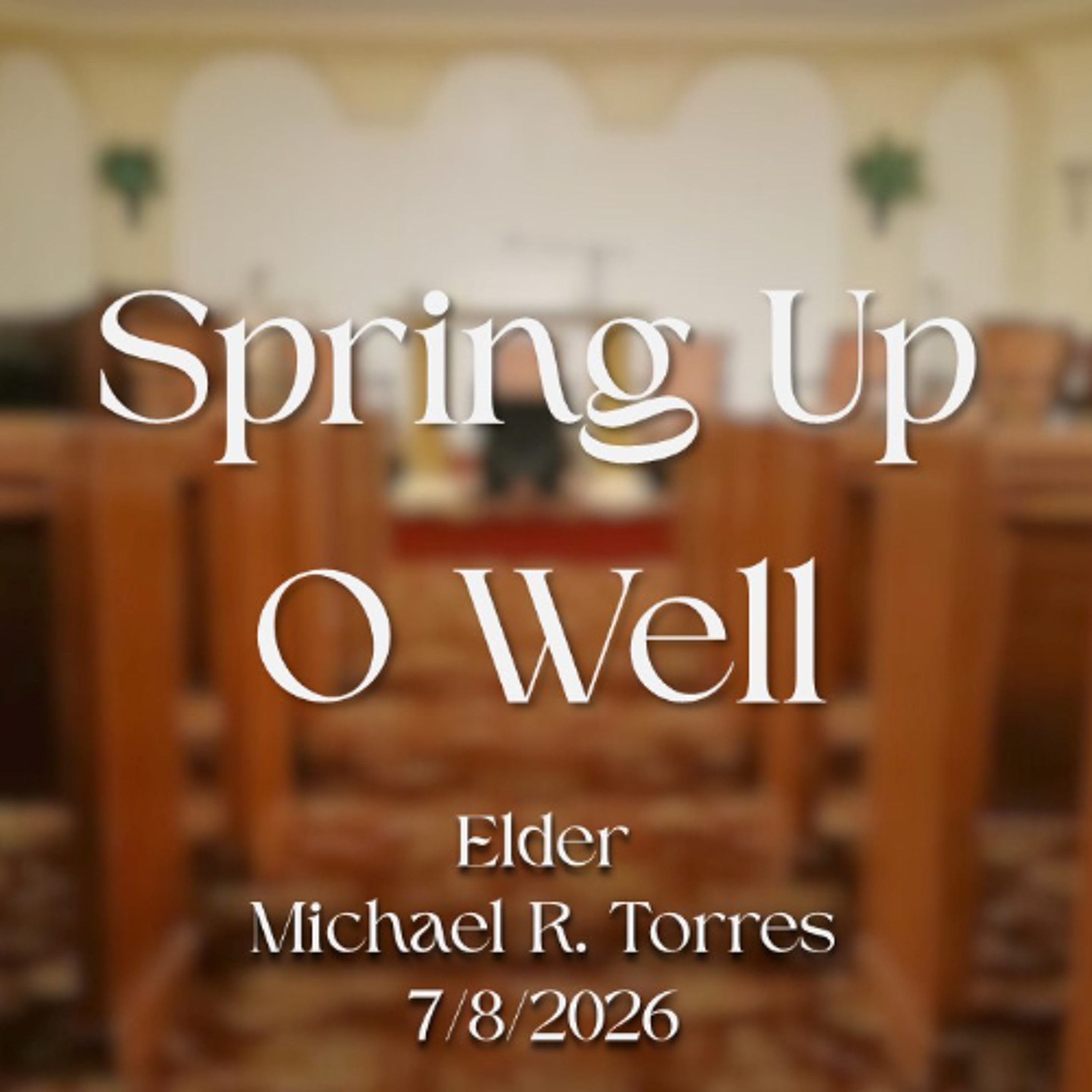 Spring Up O Well