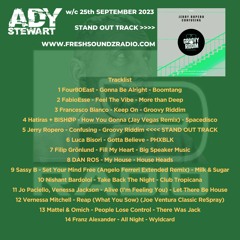 FRESH SOUNDZ Radio Show Ady Stewart w/c 25.09.23