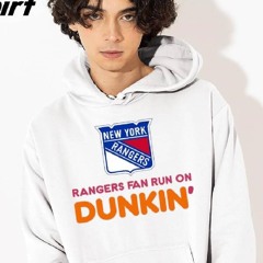 Fans Run On Dunkin New York Rangersshirt