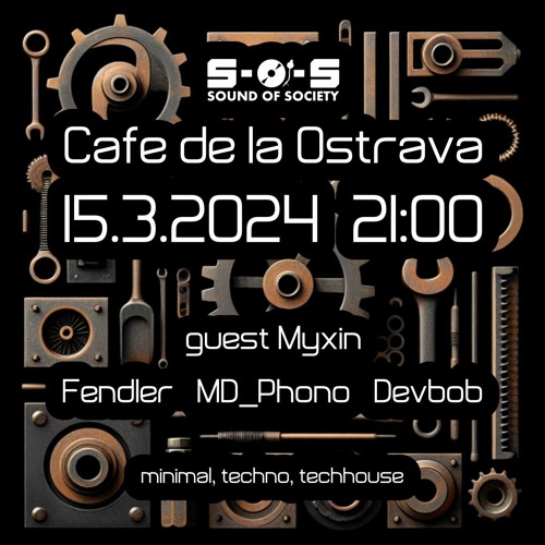 techno set mixed by fendler(s-o-s.cz)@Cafe de la Ostrava,Stodolní 2024