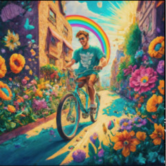 In the morning sun, we ride our bikes so free, Frank.