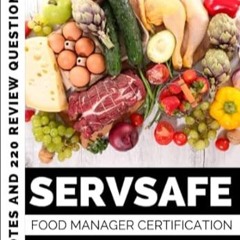 🍥(Online) PDF [Download] ServSafe Food Manager Certification Study Guide 2023 Notes and 220 Rev 🍥