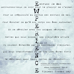 "Embruns De Mai (Échappées - Partie I) (2024-25)" (© Extrait) Album "Expérience - item 15"