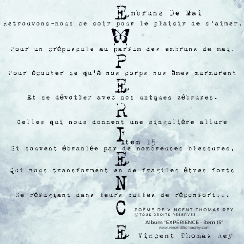 "Embruns De Mai (Échappées - Partie I) (2024-25)" (© Extrait) Album "Expérience - item 15"