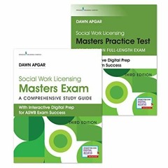 PDF Download Social Work Licensing Masters Exam Guide and Practice Test Set: Pri