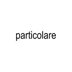 particolare <3