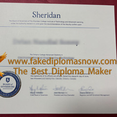 Buy a Sheridan College diploma online