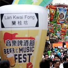 Walking On Lan Kwai Fong