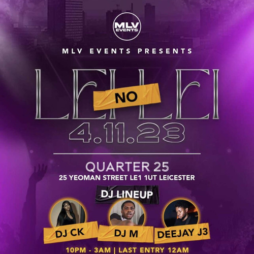 MLV EVENTS - NO LEI NO LEI LIVE AUDIO MIX BY DEEJAY J3 & EMAN & D4 & DJ M