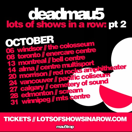 deadmau5 - lots of shows in a row pt. 2 (Red Rocks)
