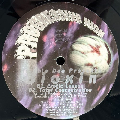 Ralphie Dee Presents Bioxin  – Total Concentration (Vinyl Record Avaialable)