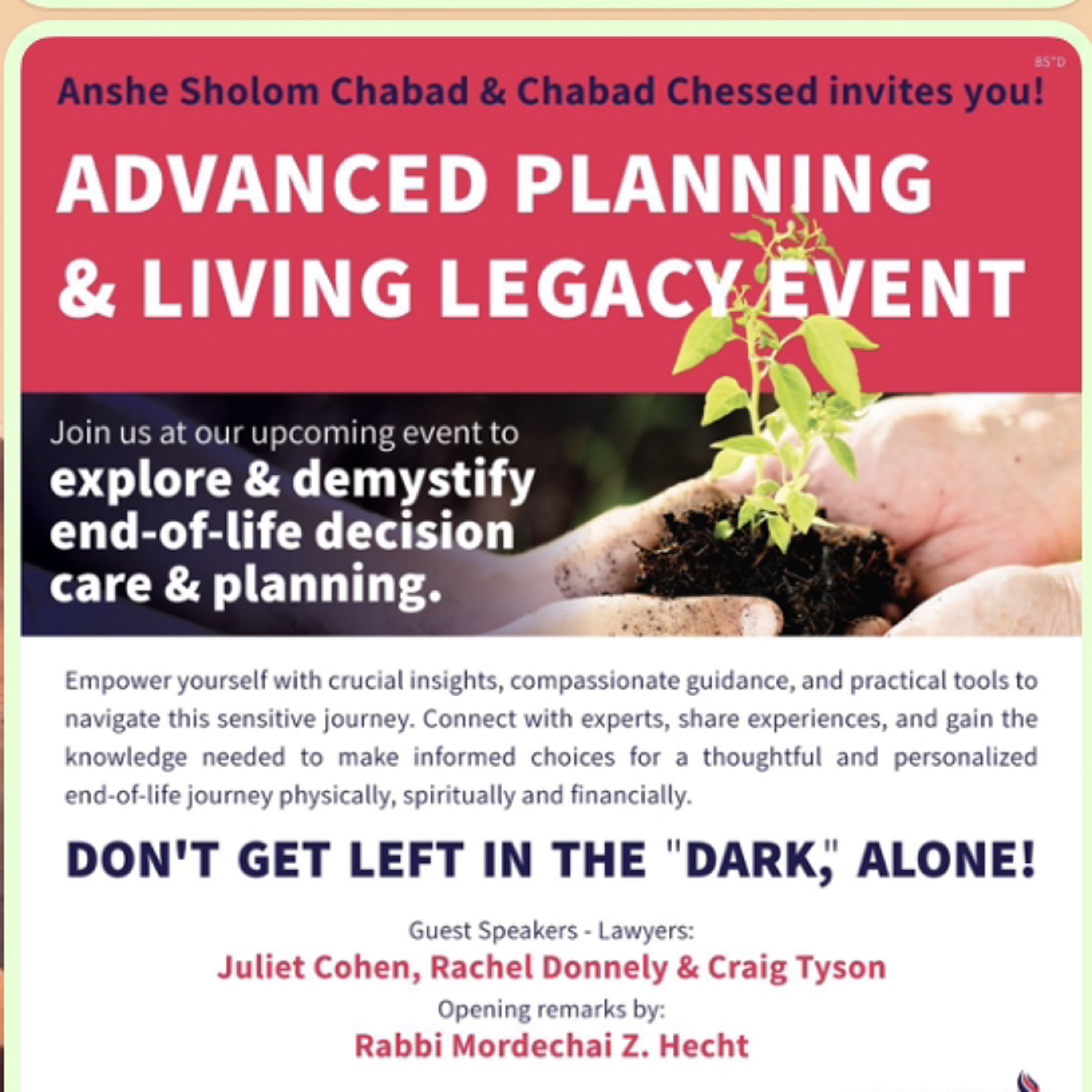 On of end of life care & estate planning:p.2: Cohen, Donnelly, Tyson episode artwork