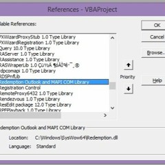 Excel Vba Missing Microsoft Outlook 14.0 Object Library