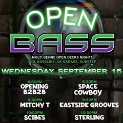 E.S.G. Live From Open Bass (15.09.21) Sewing Room, Perth WA.