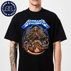 Metallica Tee Creeping Death In Celebration Of The 40th Anniversary Of Ride The Lightning T-Shirt