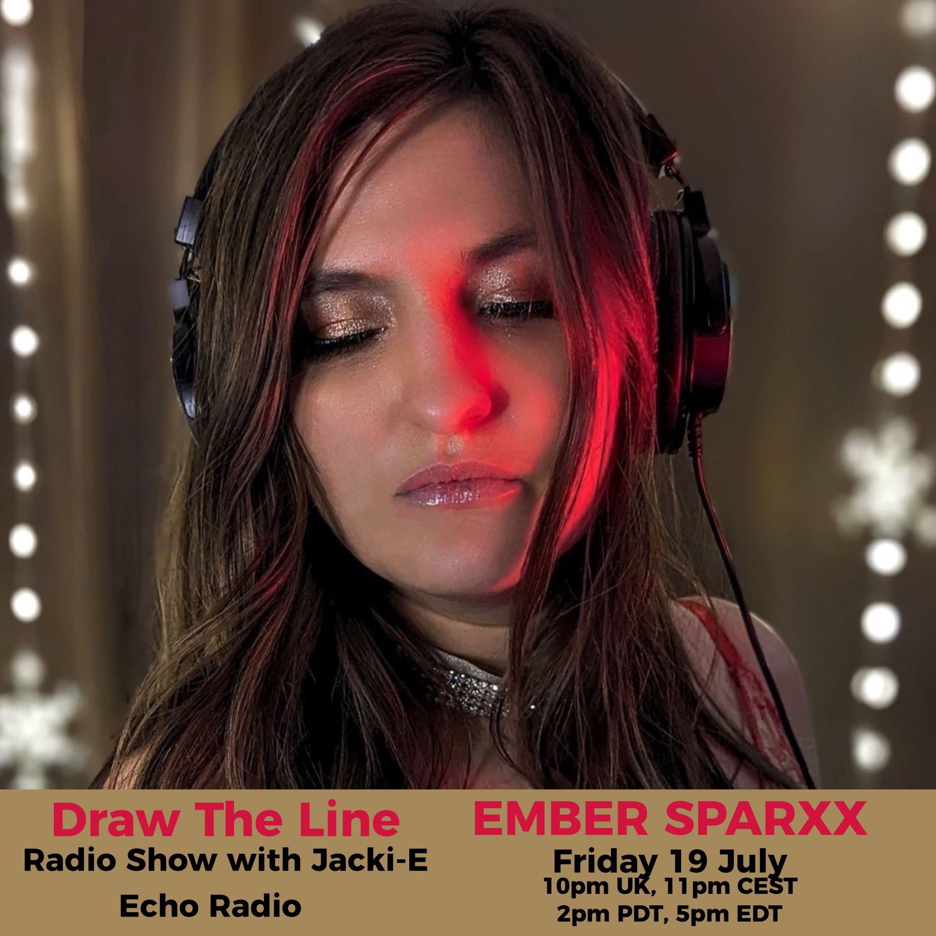 Jacki-E and Draw The Line Radio Show
