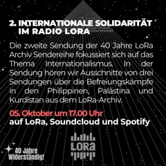 Internationale Solidarität - Perlen aus dem Archiv