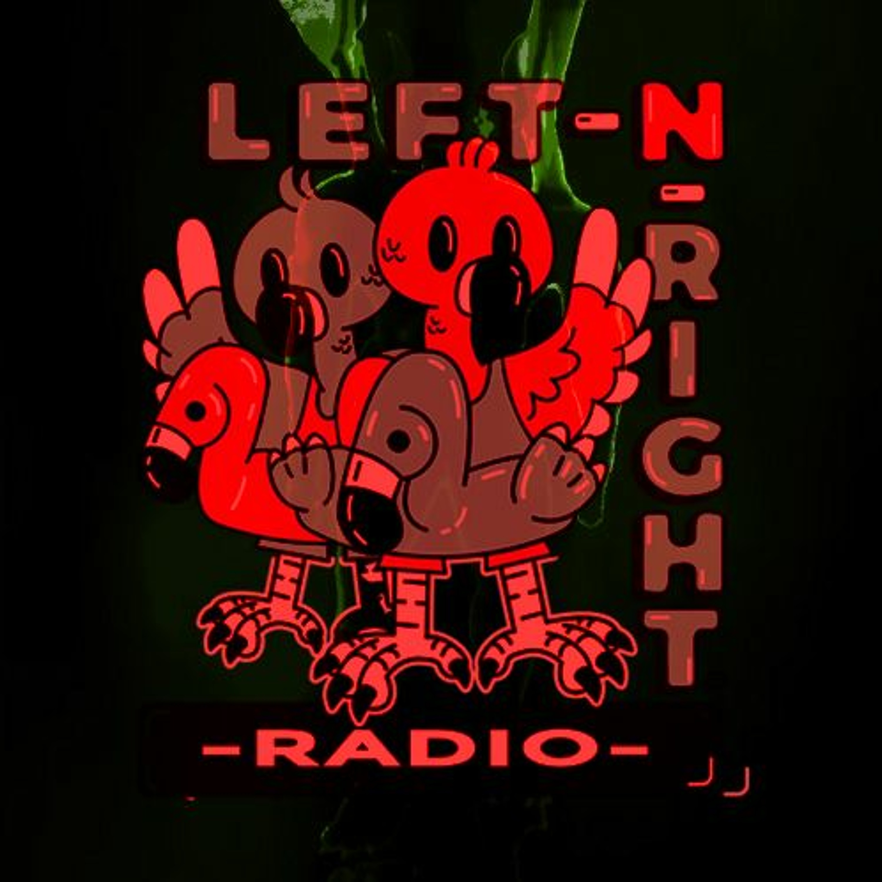 left-n-right radio : retro shruggs episode artwork