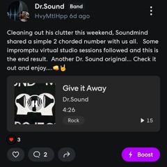 Give it Away.... Dr.Sound....