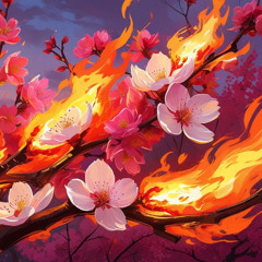 Burnt Cherry Blossoms
