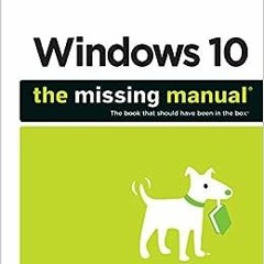 ( Wlo ) Windows 10: The Missing Manual by David Pogue ( DImmg )