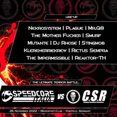 DJ Rhose live at Speedcore Italia vs CSR 26.11.22