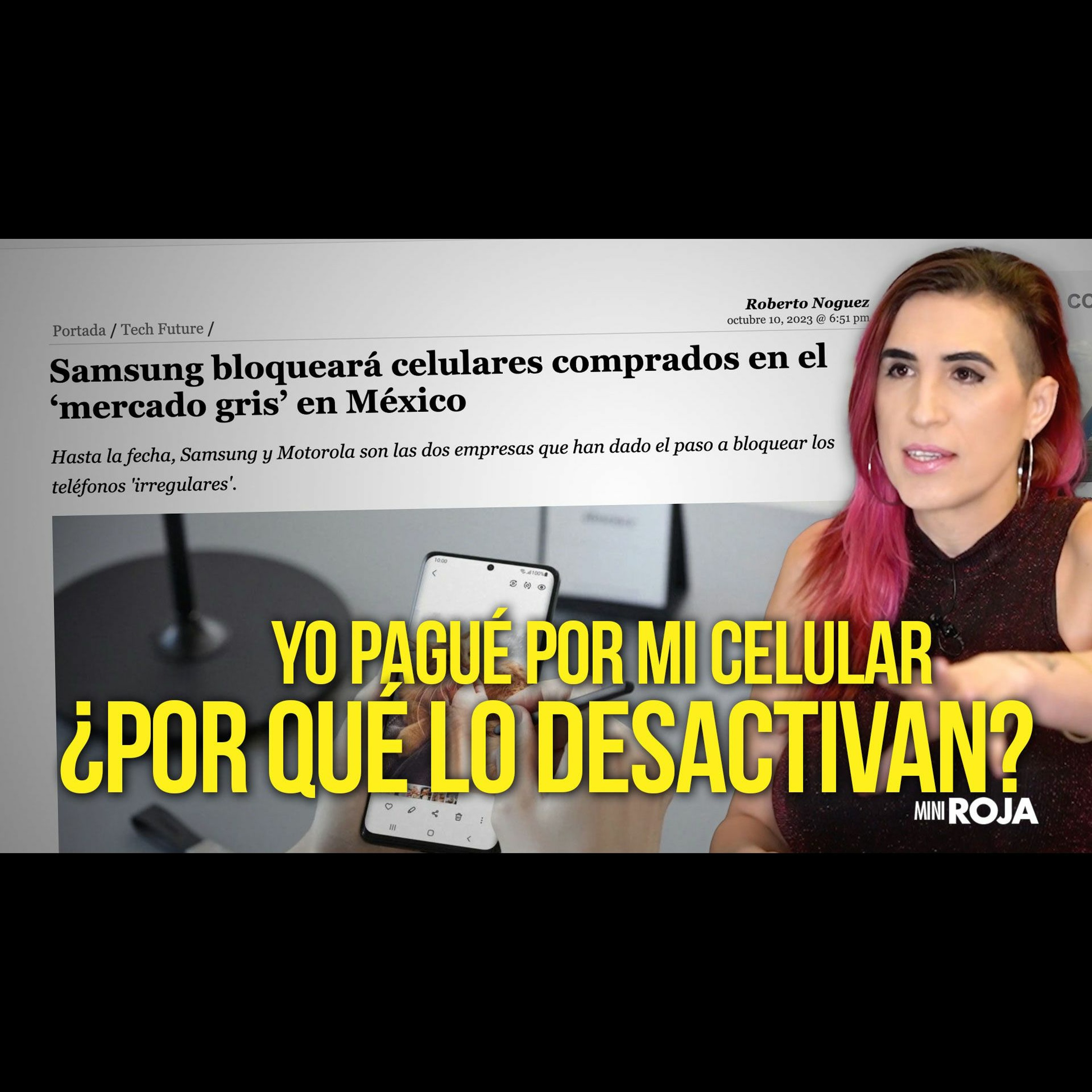 Roja, con Ophelia Pastrana