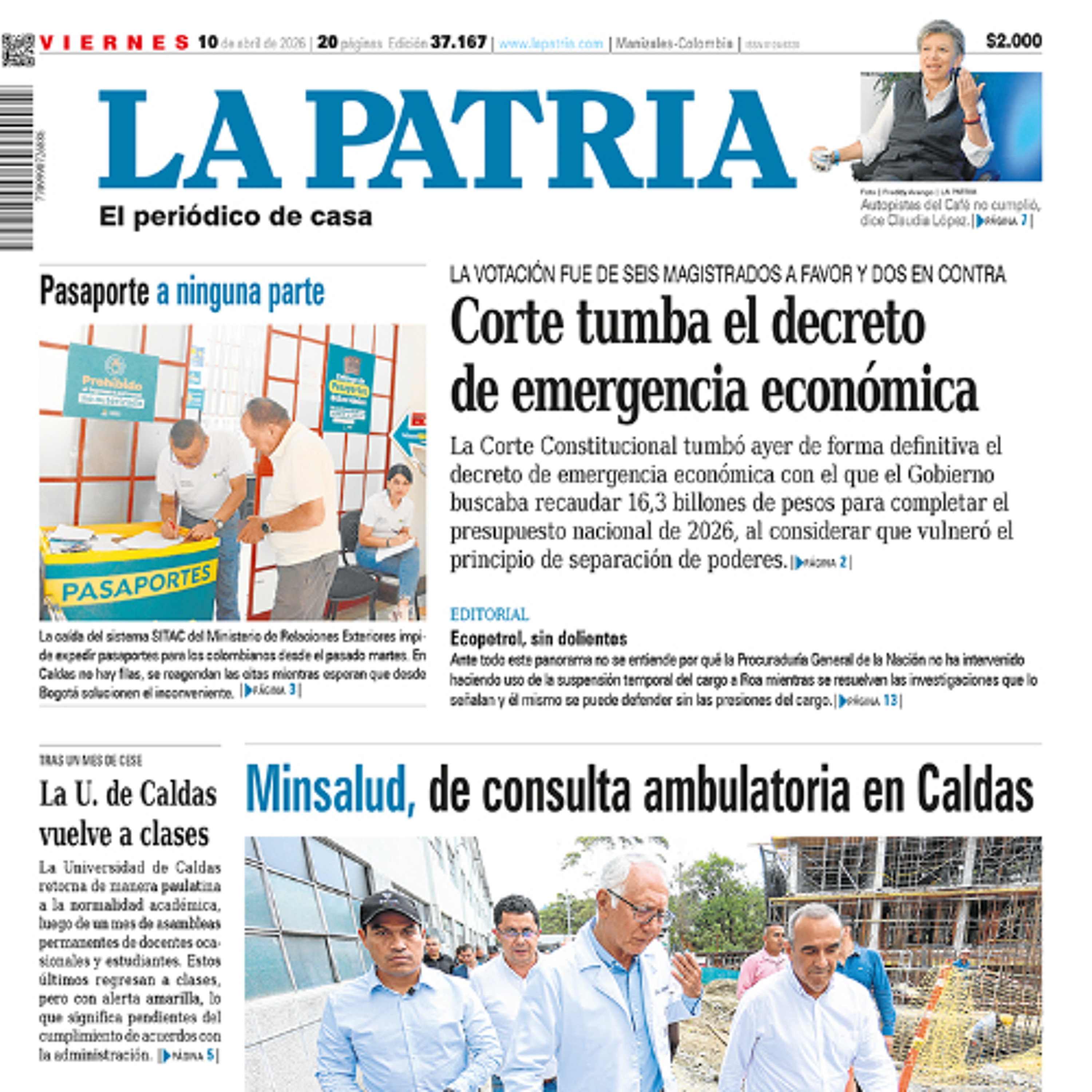 1. Titulares del informativo de la mañana - 10 de abril episode artwork