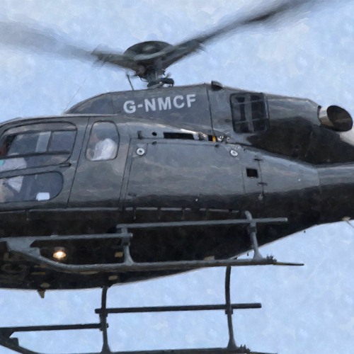 Helicopters landing - a