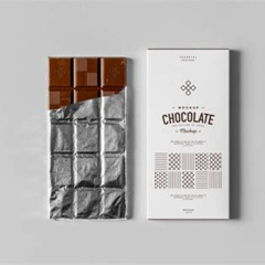 Schokolade Mockup Gratis Kostenlos Downloaden