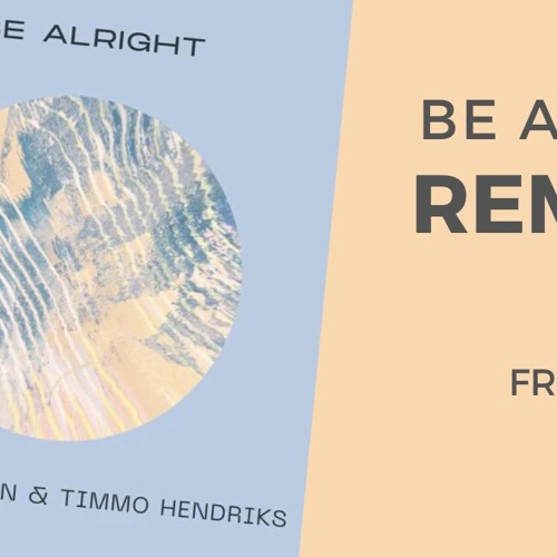 Marc Benjamin & Timmo Hendriks - Be Alright | FREE FLP | Remake by FVLZ