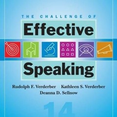 [DOWNLOAD] PDF 📭 The Challenge of Effective Speaking (Available Titles CengageNOW) b