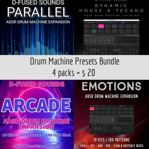 D-Fused Sounds - ADSR Drum Machine Bundle